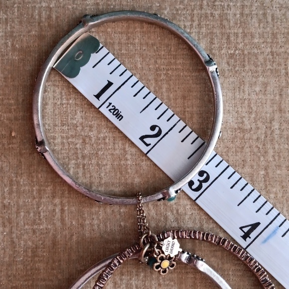 Lucky Brand Gold and Silver Tone Bangle Bracelet - Picture 6 of 8